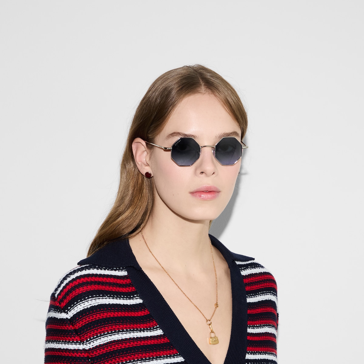 Geometrical frame sunglasses - Image 3